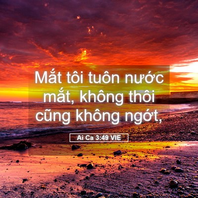 Picture 05 - Ai Ca 3:49 VIE - Mắt tôi tuôn nước mắt, không thôi - Bible Verse Picture