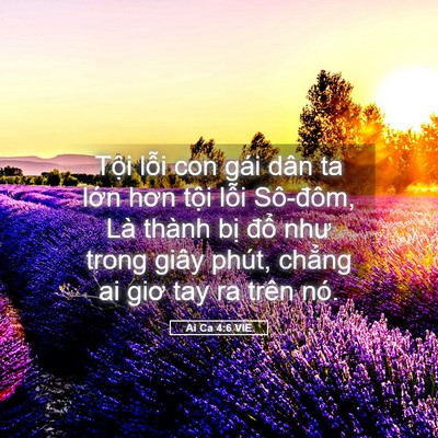 Picture 05 - Ai Ca 4:6 VIE - Tội lỗi con gái dân ta lớn hơn tội - Bible Verse Picture