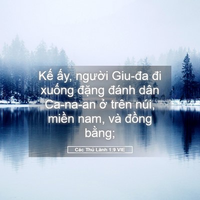 Picture 05 - Các Thủ Lãnh 1:9 VIE - Kế ấy, người Giu-đa đi xuống đặng - Bible Verse Picture