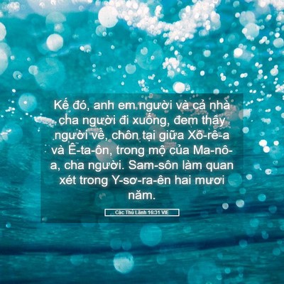 Picture 05 - Các Thủ Lãnh 16:31 VIE - Kế đó, anh em người và cả nhà cha - Bible Verse Picture