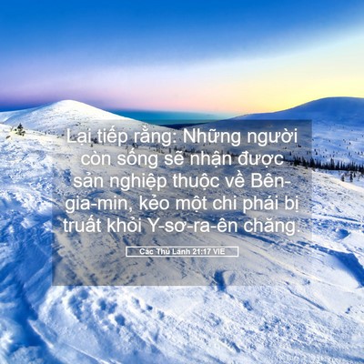 Picture 05 - Các Thủ Lãnh 21:17 VIE - Lại tiếp rằng: Những người còn sống - Bible Verse Picture