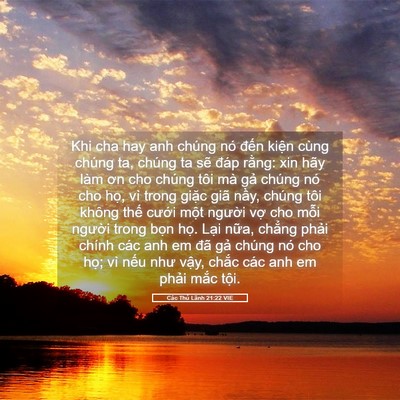 Picture 05 - Các Thủ Lãnh 21:22 VIE - Khi cha hay anh chúng nó đến kiện cùng - Bible Verse Picture