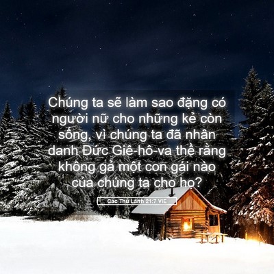 Picture 05 - Các Thủ Lãnh 21:7 VIE - Chúng ta sẽ làm sao đặng có người nữ - Bible Verse Picture