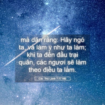 Picture 05 - Các Thủ Lãnh 7:17 VIE - mà dặn rằng: Hãy ngó ta, và làm y như - Bible Verse Picture