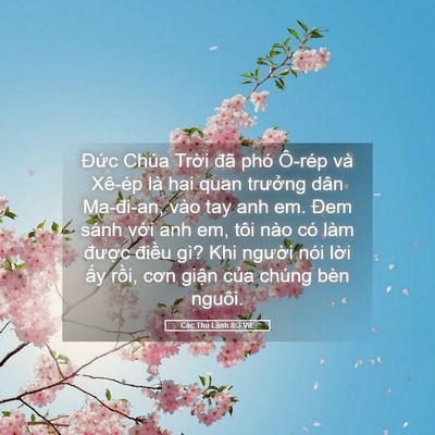 Picture 05 - Các Thủ Lãnh 8:3 VIE - Đức Chúa Trời đã phó Ô-rép và Xê-ép - Bible Verse Picture