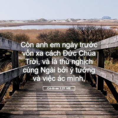 Picture 05 - Cô-lô-se 1:21 VIE - Còn anh em ngày trước vốn xa cách Đức - Bible Verse Picture