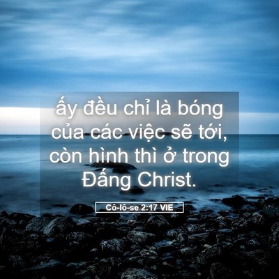 Picture 05 - Cô-lô-se 2:17 VIE - ấy đều chỉ là bóng của các việc - Bible Verse Picture