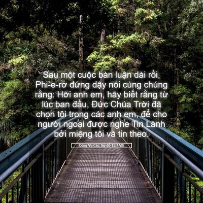 Picture 05 - Công Vụ Các Sứ đồ 15:7 VIE - Sau một cuộc bàn luận dài rồi, - Bible Verse Picture