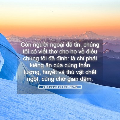 Picture 05 - Công Vụ Các Sứ đồ 21:25 VIE - Còn người ngoại đã tin, chúng tôi có - Bible Verse Picture