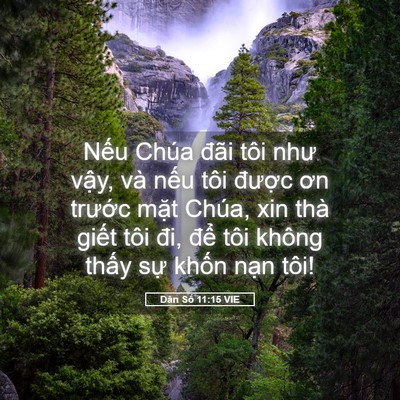 Picture 05 - Dân Số 11:15 VIE - Nếu Chúa đãi tôi như vậy, và nếu tôi - Bible Verse Picture