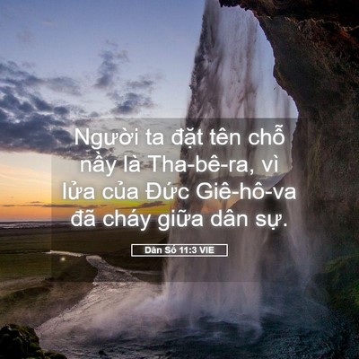 Picture 05 - Dân Số 11:3 VIE - Người ta đặt tên chỗ nầy là - Bible Verse Picture