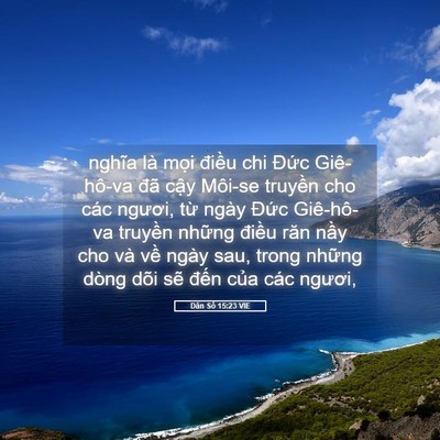 Picture 05 - Dân Số 15:23 VIE - nghĩa là mọi điều chi Đức Giê-hô-va - Bible Verse Picture