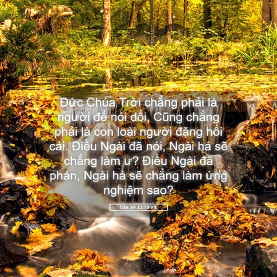 Picture 05 - Dân Số 23:19 VIE - Đức Chúa Trời chẳng phải là người - Bible Verse Picture