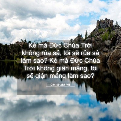 Picture 05 - Dân Số 23:8 VIE - Kẻ mà Đức Chúa Trời không rủa sả, - Bible Verse Picture