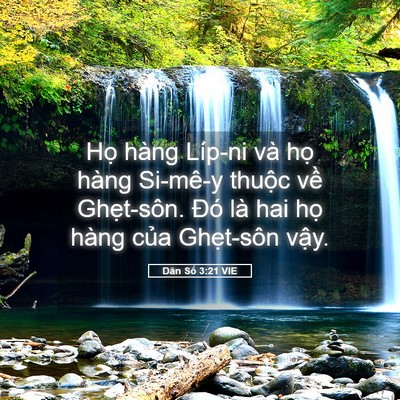 Picture 05 - Dân Số 3:21 VIE - Họ hàng Líp-ni và họ hàng Si-mê-y - Bible Verse Picture
