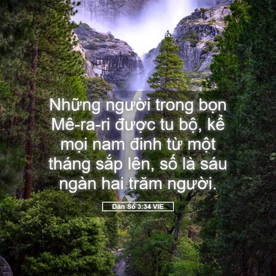 Picture 05 - Dân Số 3:34 VIE - Những người trong bọn Mê-ra-ri được - Bible Verse Picture
