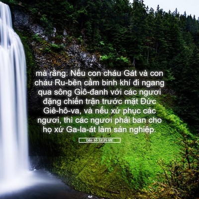 Picture 05 - Dân Số 32:29 VIE - mà rằng: Nếu con cháu Gát và con cháu - Bible Verse Picture
