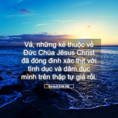 Picture 05 - Ga-la-ti 5:24 VIE - Vả, những kẻ thuộc về Đức Chúa - Bible Verse Picture