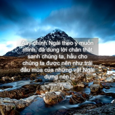 Picture 05 - Gia-cơ 1:18 VIE - Aáy chính Ngài theo ý muốn mình, đã - Bible Verse Picture