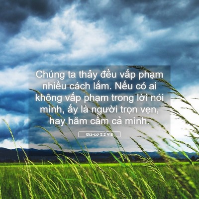 Picture 05 - Gia-cơ 3:2 VIE - Chúng ta thảy đều vấp phạm nhiều - Bible Verse Picture