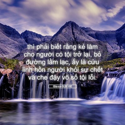 Picture 05 - Gia-cơ 5:20 VIE - thì phải biết rằng kẻ làm cho người - Bible Verse Picture