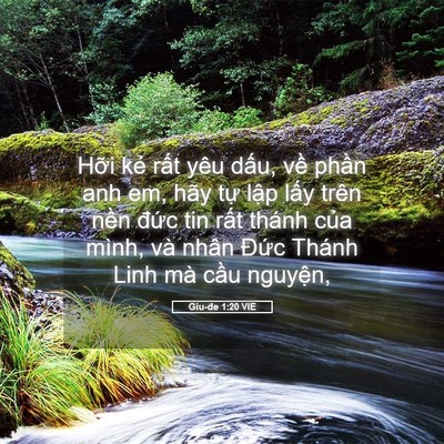 Picture 05 - Giu-đe 1:20 VIE - Hỡi kẻ rất yêu dấu, về phần anh em, - Bible Verse Picture
