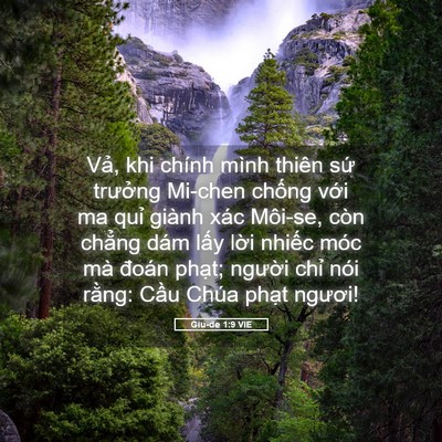 Picture 05 - Giu-đe 1:9 VIE - Vả, khi chính mình thiên sứ trưởng - Bible Verse Picture