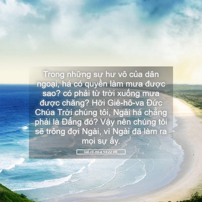 Picture 05 - Giê-rê-mi-a 14:22 VIE - Trong những sự hư vô của dân ngoại, - Bible Verse Picture