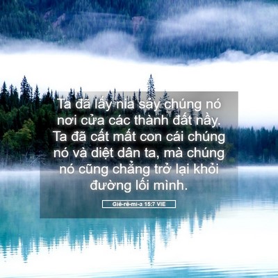 Picture 05 - Giê-rê-mi-a 15:7 VIE - Ta đã lấy nia sảy chúng nó nơi cửa - Bible Verse Picture