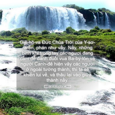 Picture 05 - Giê-rê-mi-a 21:4 VIE - Giê-hô-va Đức Chúa Trời của - Bible Verse Picture