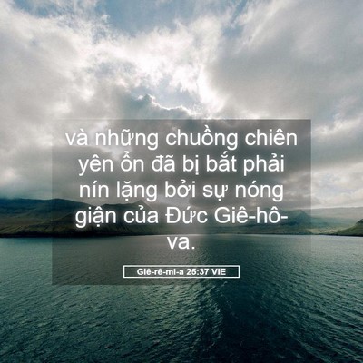 Picture 05 - Giê-rê-mi-a 25:37 VIE - và những chuồng chiên yên ổn đã bị - Bible Verse Picture