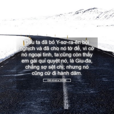 Picture 05 - Giê-rê-mi-a 3:8 VIE - Dầu ta đã bỏ Y-sơ-ra-ên bội nghịch - Bible Verse Picture