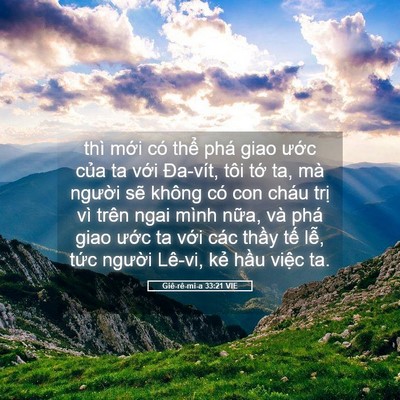 Picture 05 - Giê-rê-mi-a 33:21 VIE - thì mới có thể phá giao ước của ta - Bible Verse Picture