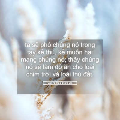 Picture 05 - Giê-rê-mi-a 34:20 VIE - ta sẽ phó chúng nó trong tay kẻ thù, kẻ - Bible Verse Picture