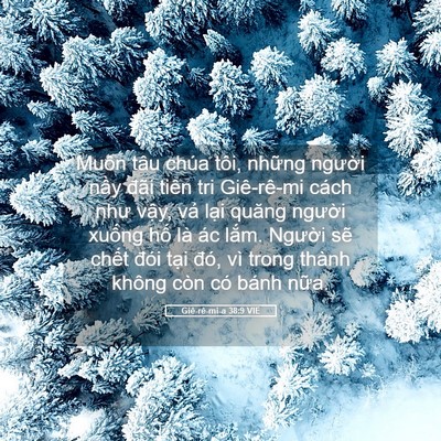 Picture 05 - Giê-rê-mi-a 38:9 VIE - Muôn tâu chúa tôi, những người nầy - Bible Verse Picture