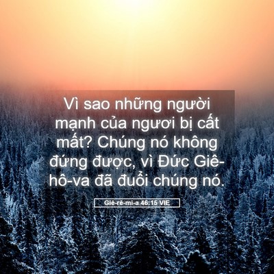 Picture 05 - Giê-rê-mi-a 46:15 VIE - Vì sao những người mạnh của ngươi - Bible Verse Picture
