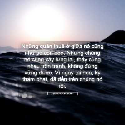 Picture 05 - Giê-rê-mi-a 46:21 VIE - Những quân thuê ở giữa nó cũng như bò - Bible Verse Picture