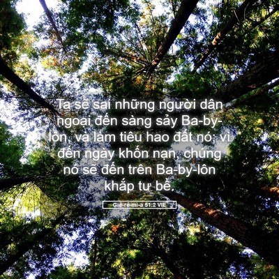 Picture 05 - Giê-rê-mi-a 51:2 VIE - Ta sẽ sai những người dân ngoại đến - Bible Verse Picture