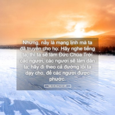 Picture 05 - Giê-rê-mi-a 7:23 VIE - Nhưng, nầy là mạng lịnh mà ta đã - Bible Verse Picture