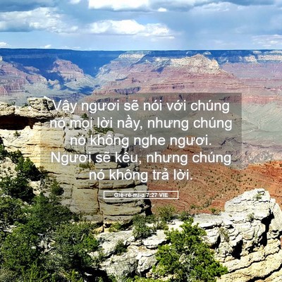 Picture 05 - Giê-rê-mi-a 7:27 VIE - Vậy ngươi sẽ nói với chúng nó mọi - Bible Verse Picture