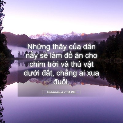 Picture 05 - Giê-rê-mi-a 7:33 VIE - Những thây của dân nầy sẽ làm đồ - Bible Verse Picture