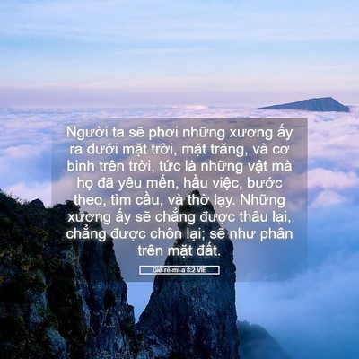 Picture 05 - Giê-rê-mi-a 8:2 VIE - Người ta sẽ phơi những xương ấy ra - Bible Verse Picture