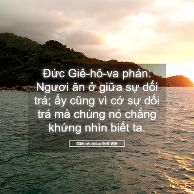 Picture 05 - Giê-rê-mi-a 9:6 VIE - Đức Giê-hô-va phán: Ngươi ăn ở giữa - Bible Verse Picture
