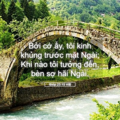 Picture 05 - Gióp 23:15 VIE - Bởi cớ ấy, tôi kinh khủng trước mặt - Bible Verse Picture