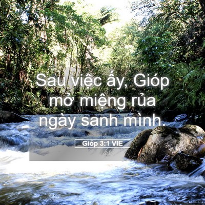 Picture 05 - Gióp 3:1 VIE - Sau việc ấy, Gióp mở miệng rủa ngày - Bible Verse Picture