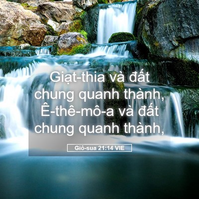 Picture 05 - Giô-sua 21:14 VIE - Giạt-thia và đất chung quanh thành, - Bible Verse Picture