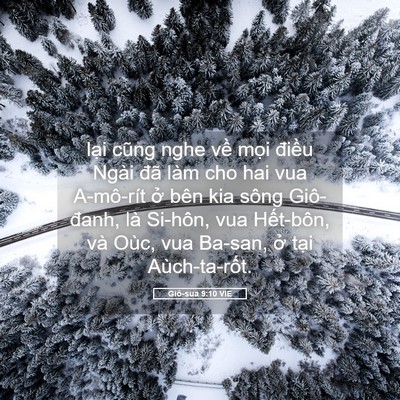 Picture 05 - Giô-sua 9:10 VIE - lại cũng nghe về mọi điều Ngài đã - Bible Verse Picture