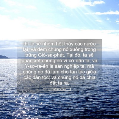 Picture 05 - Giô-ên 3:2 VIE - thì ta sẽ nhóm hết thảy các nước - Bible Verse Picture