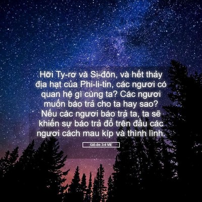 Picture 05 - Giô-ên 3:4 VIE - Hỡi Ty-rơ và Si-đôn, và hết thảy - Bible Verse Picture
