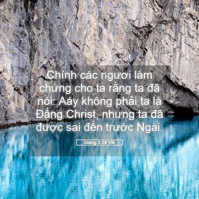 Picture 05 - Giăng 3:28 VIE - Chính các ngươi làm chứng cho ta rằng ta - Bible Verse Picture